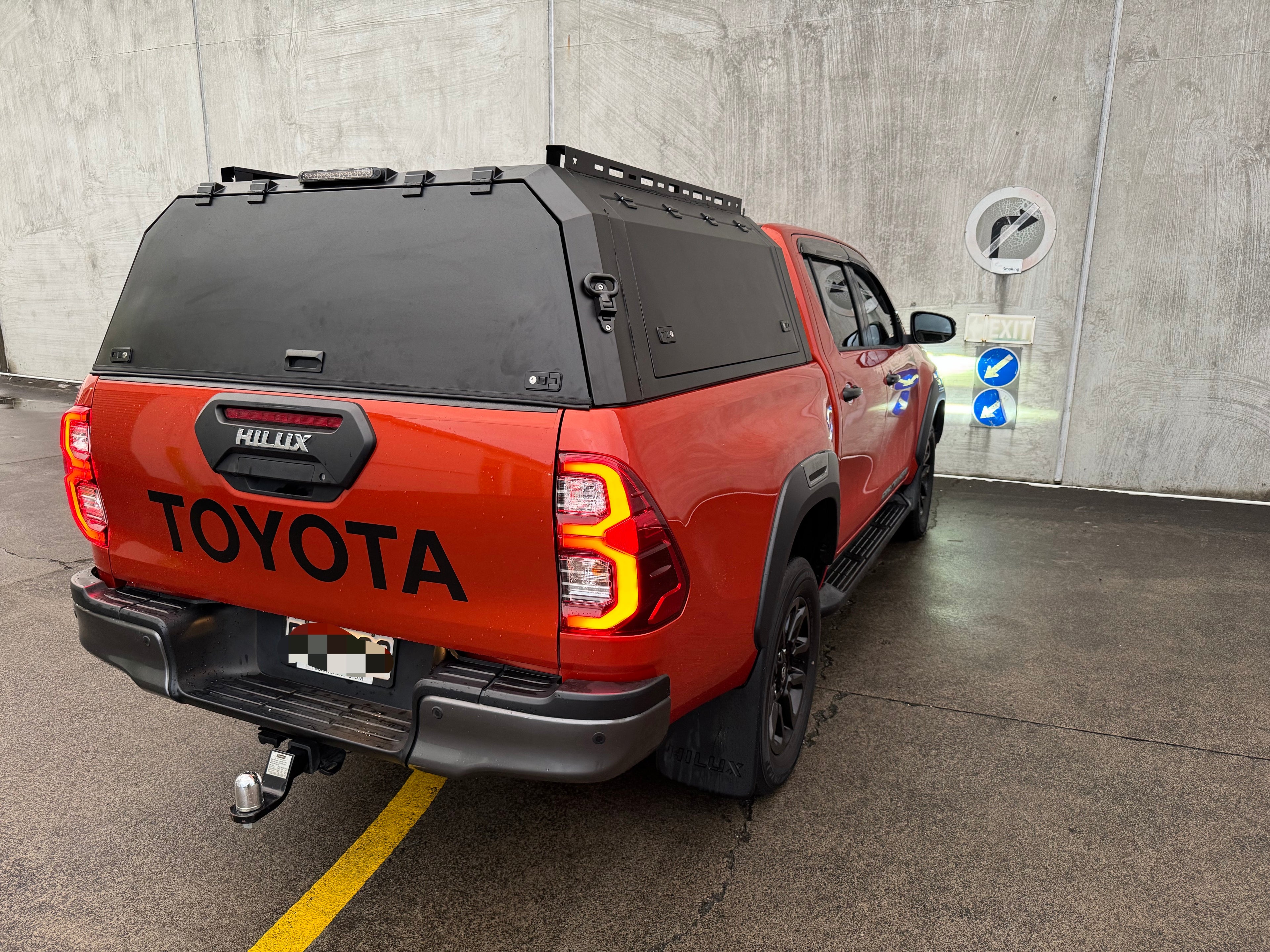 Utefit Edge Series Aluminum Canopy For Toyota Hilux 2015-2025 A deck