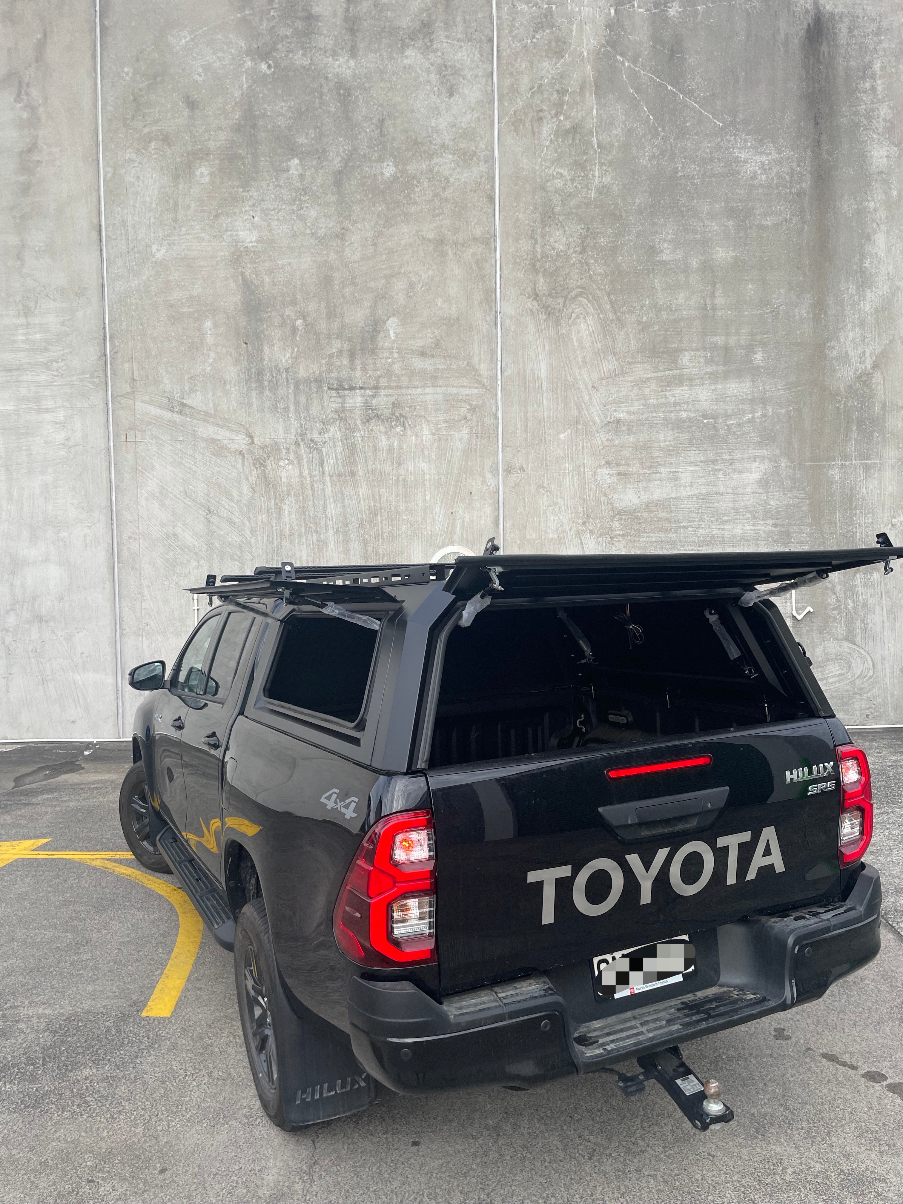 Utefit Edge Series Aluminum Canopy For Toyota Hilux 2015-2025 A deck