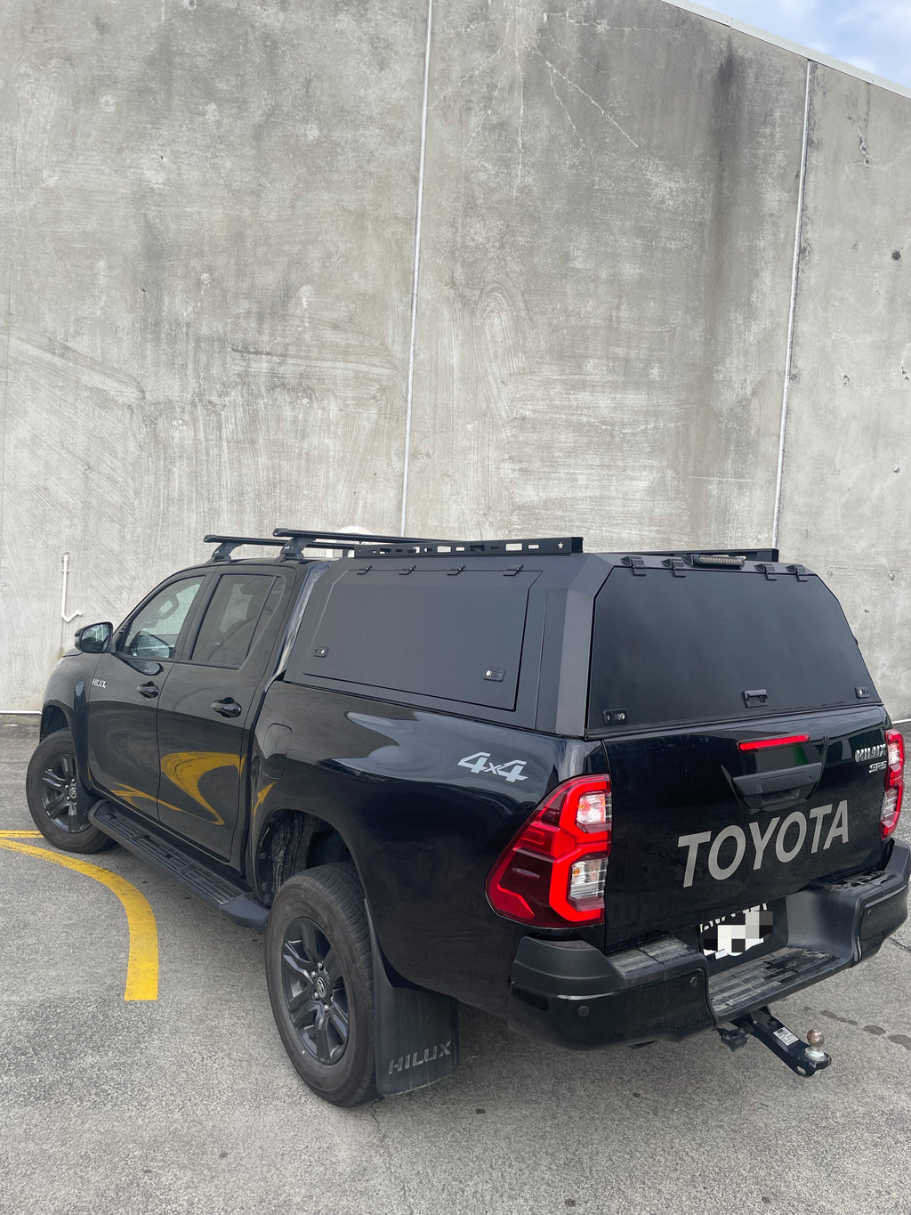 Utefit Edge Series Aluminum Canopy For Toyota Hilux 2015-2025 A deck