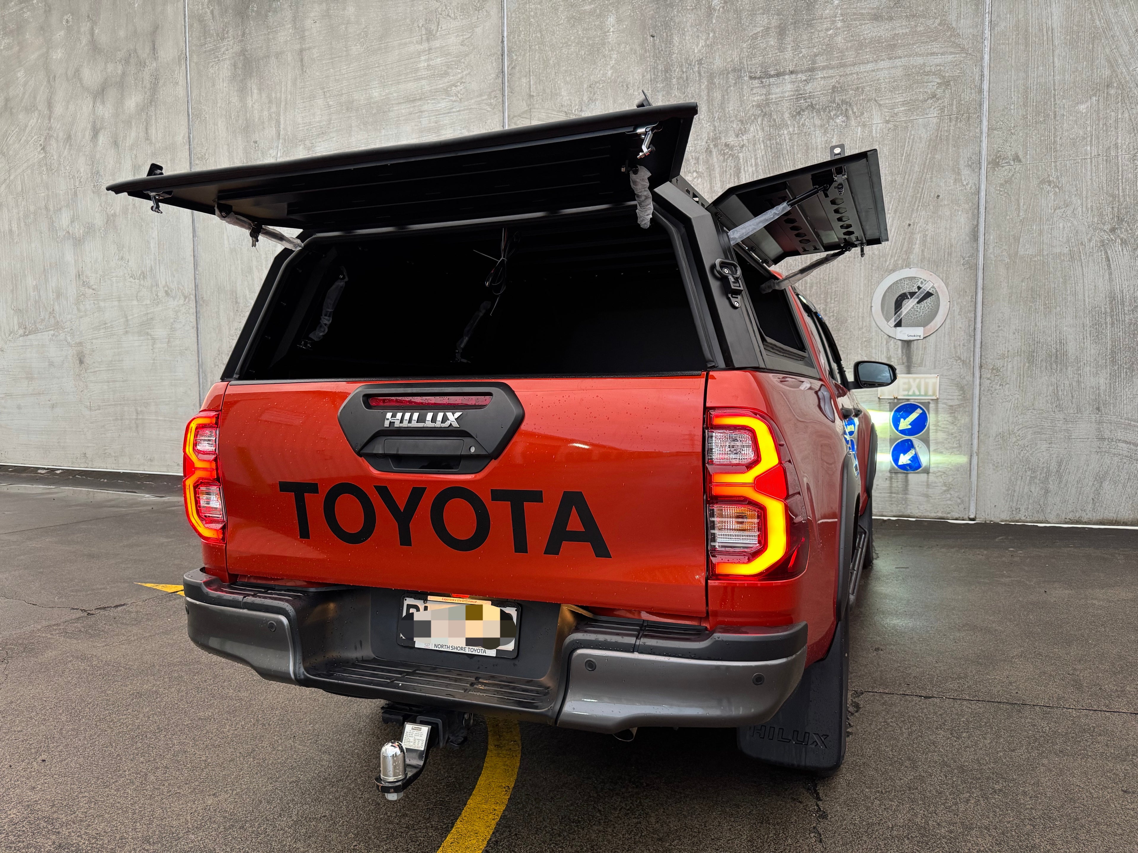 Utefit Edge Series Aluminum Canopy For Toyota Hilux 2015-2025 A deck